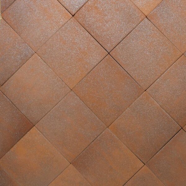 กระเบื้องดินเผา ช้างดิน สีเหลี่ยม สะท้อนแสง ขนาด 0.8x12.8x12.8 ซม.4