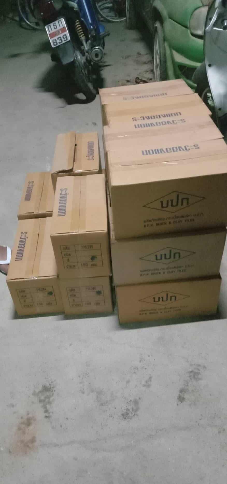กระเบื้องดินเผา 2x6 หน้างาน เมือง ตาก