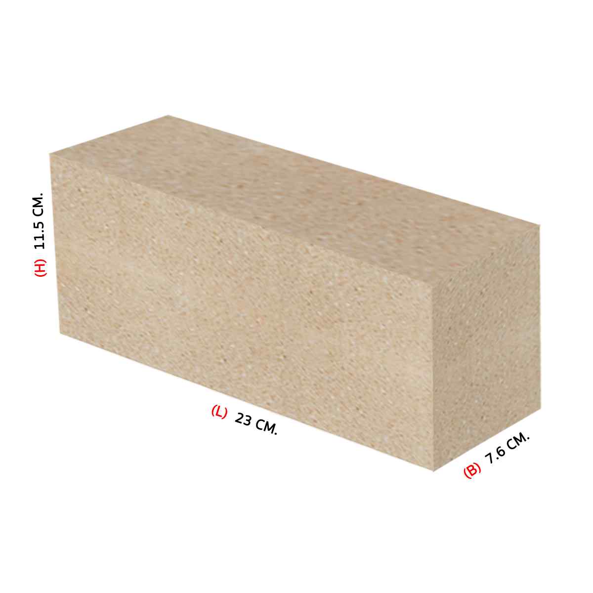 อิฐทนไฟ SK30-ST76